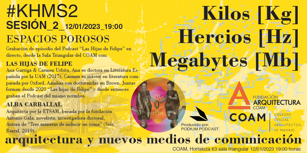 Ciclo Kilos, Hercios & Megabytes KHM2 S2 Espacios Porosos