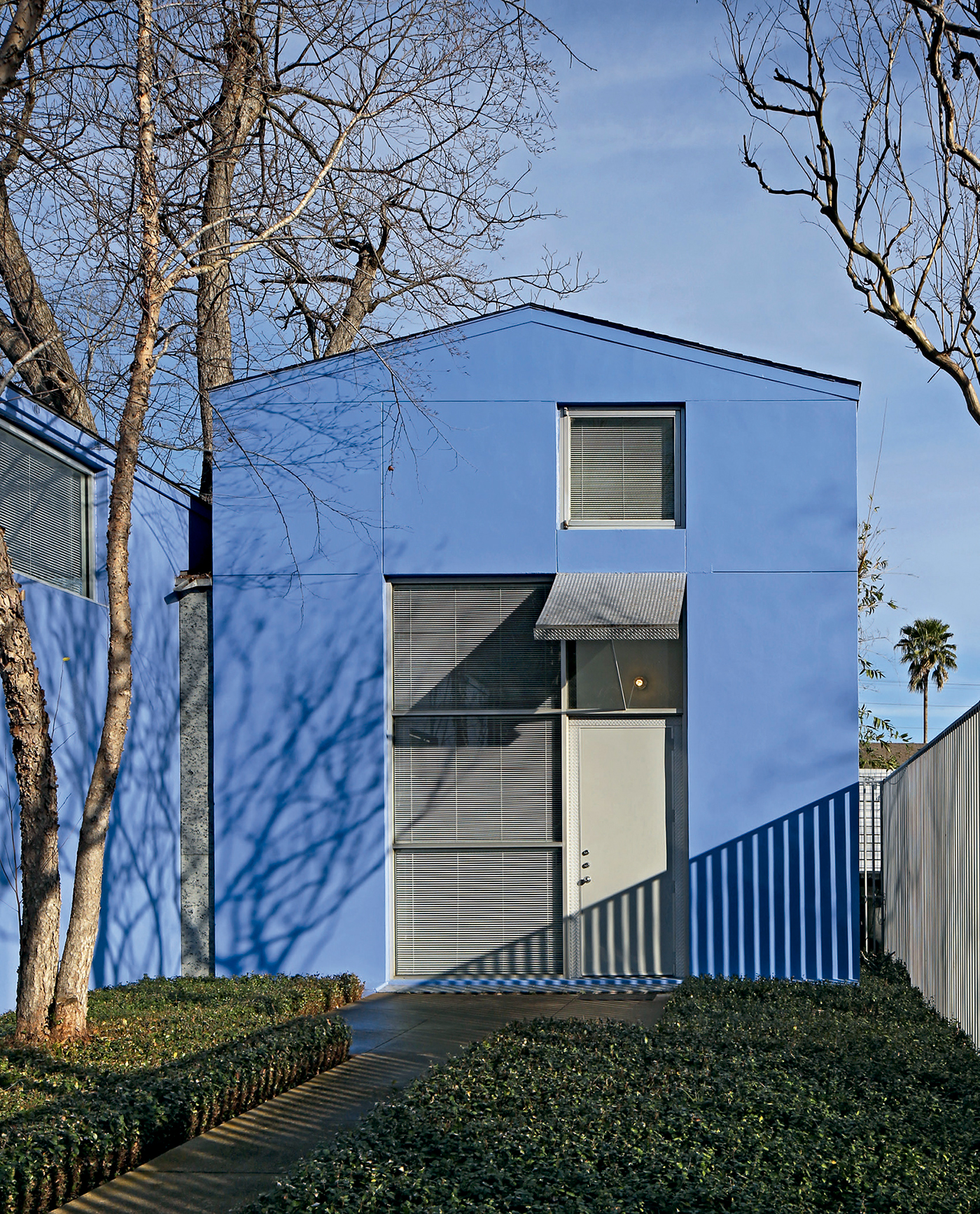 Fachada de la casa JiménezFuente: Fotografía de Paul Hester, de Hester + Hardaway, cortesía de Carlos Jiménez.