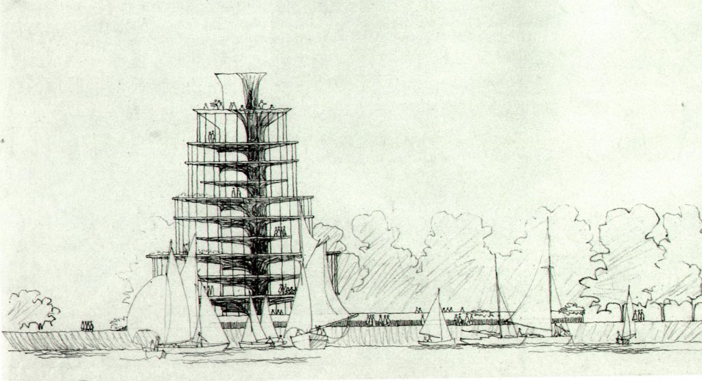 Múltiples soluciones Íñigo García Odiaga Dibujo de la propuesta del Pabellón Langelinie de Jorn Utzon