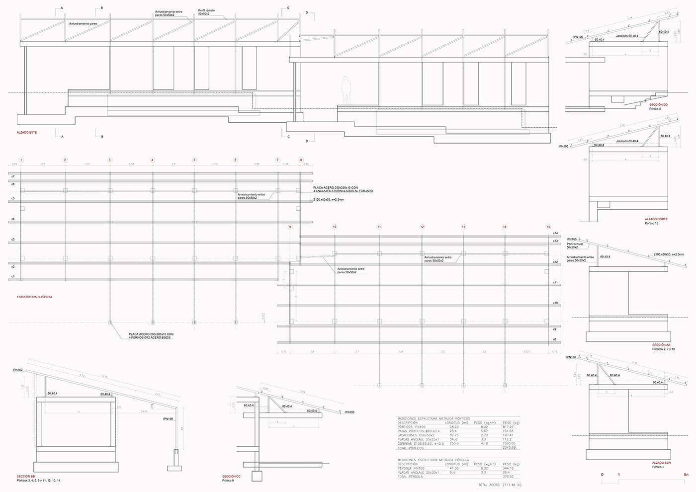 Casa para dos hermanos (autoconstruida por uno de ellos) Pablo Bris Marino 11_Estructura_cubierta