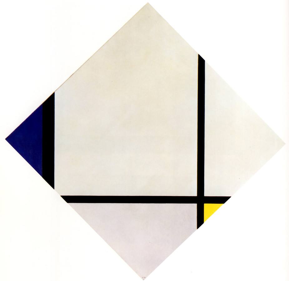 La plástica es culpable José Ramón Hernández Correa Piet Mondrian, Composición I con azul y amarillo, 1925