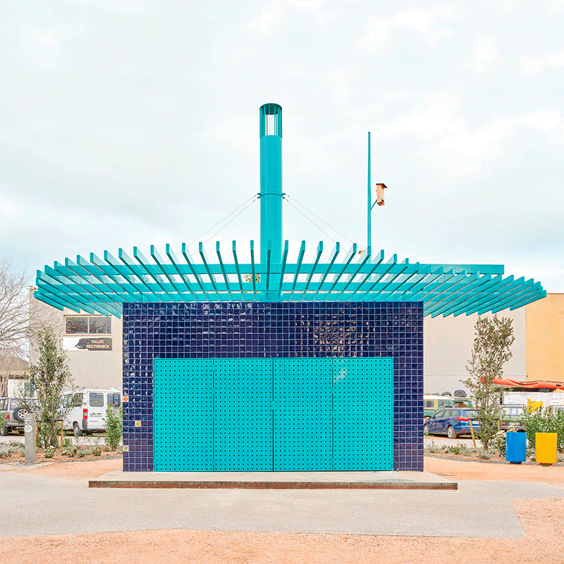 La Barbacoa Comunal h3o architects © Jose Hevia