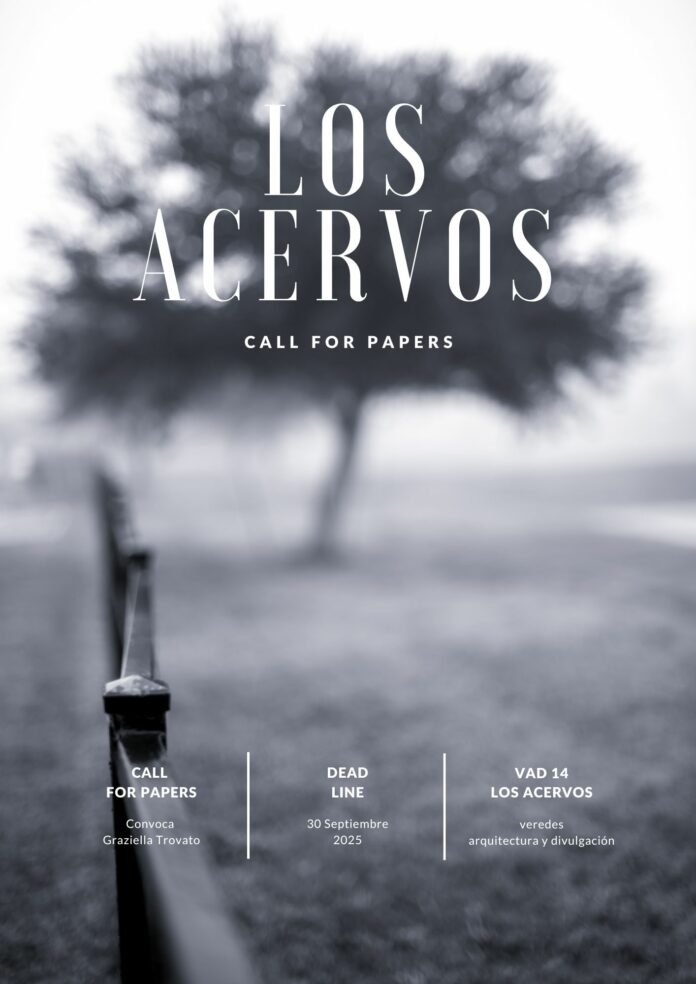 CallforPapers VAD14 Los acervos