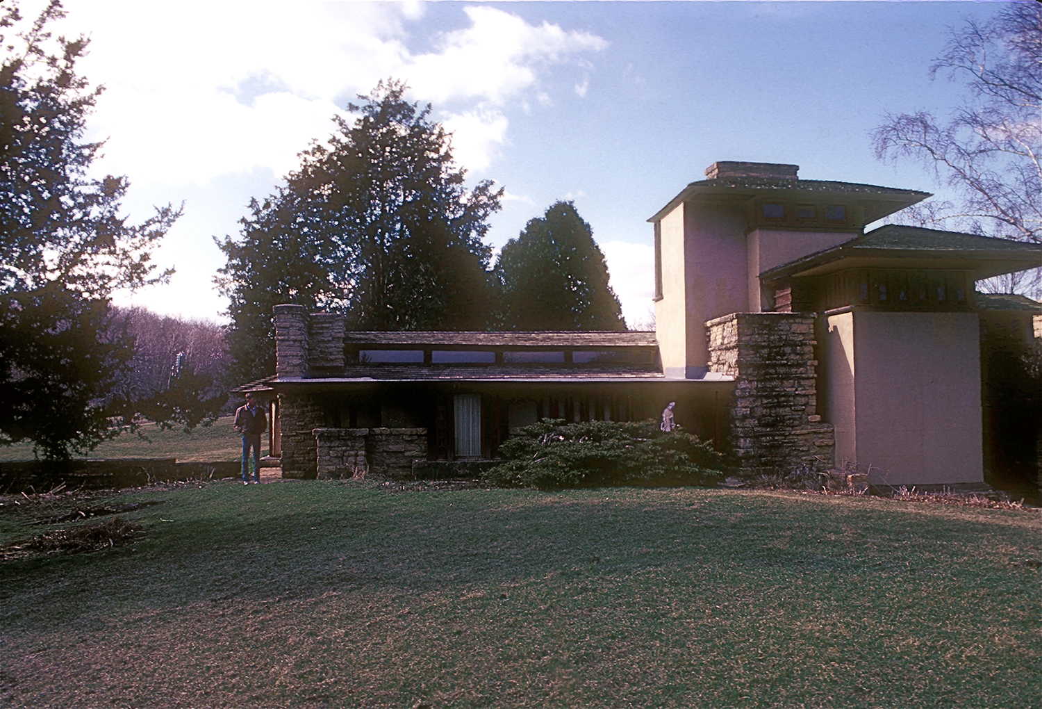 Patios, casas y geografías Óscar Tenreiro Taliesin East, Wisconsin-Foto nuestra, 1985