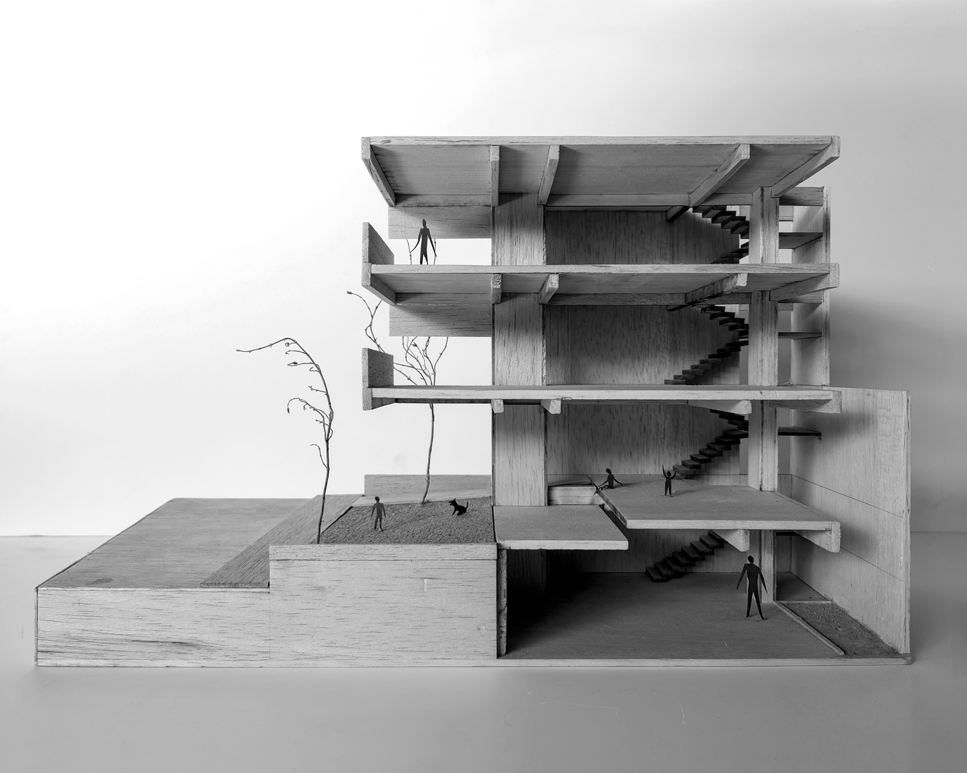 Casa Fundamentos Holger Cuadrado 7 maqueta 2