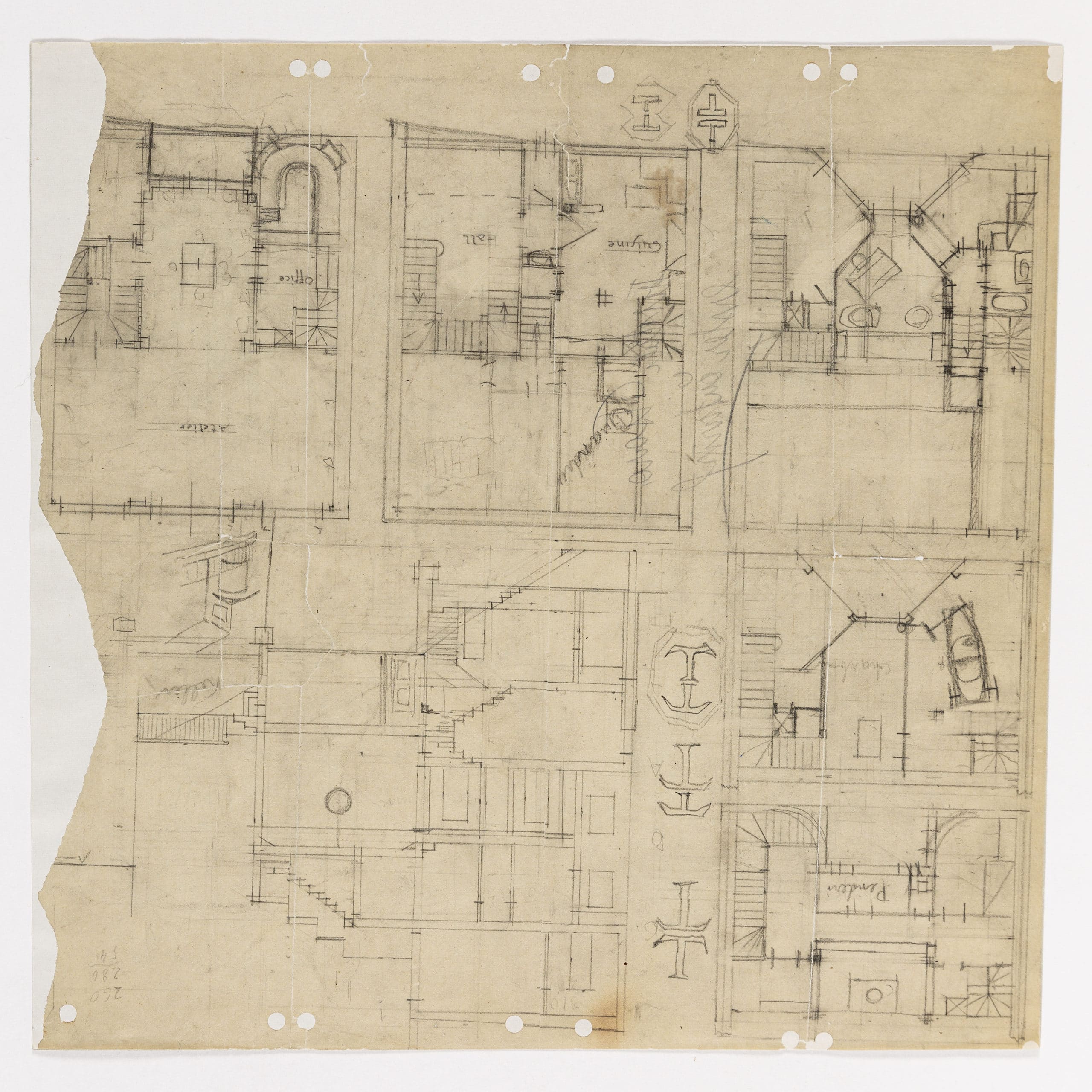 Zurcir el habitar José del Carmen Palacios Aguilar Adolf Loos, Tristan Tzara House, plan and section Zurcir el habitar José del Carmen Palacios Aguilar Adolf Loos, Tristan Tzara House, plan and section