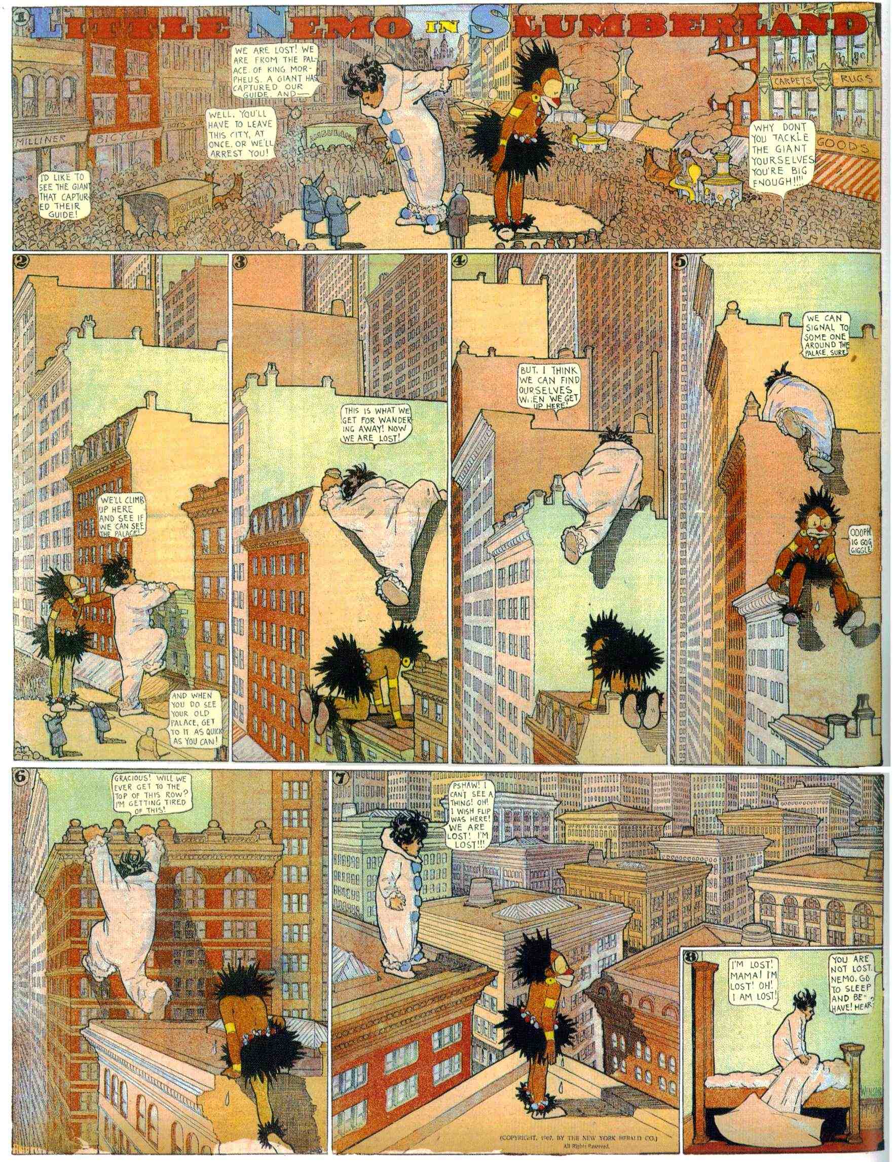 Las oscilaciones del espacio público. Transformaciones urbanas y sociales en el cómic (II) Ignacio Grávalos Fig1_nemo_1907-037