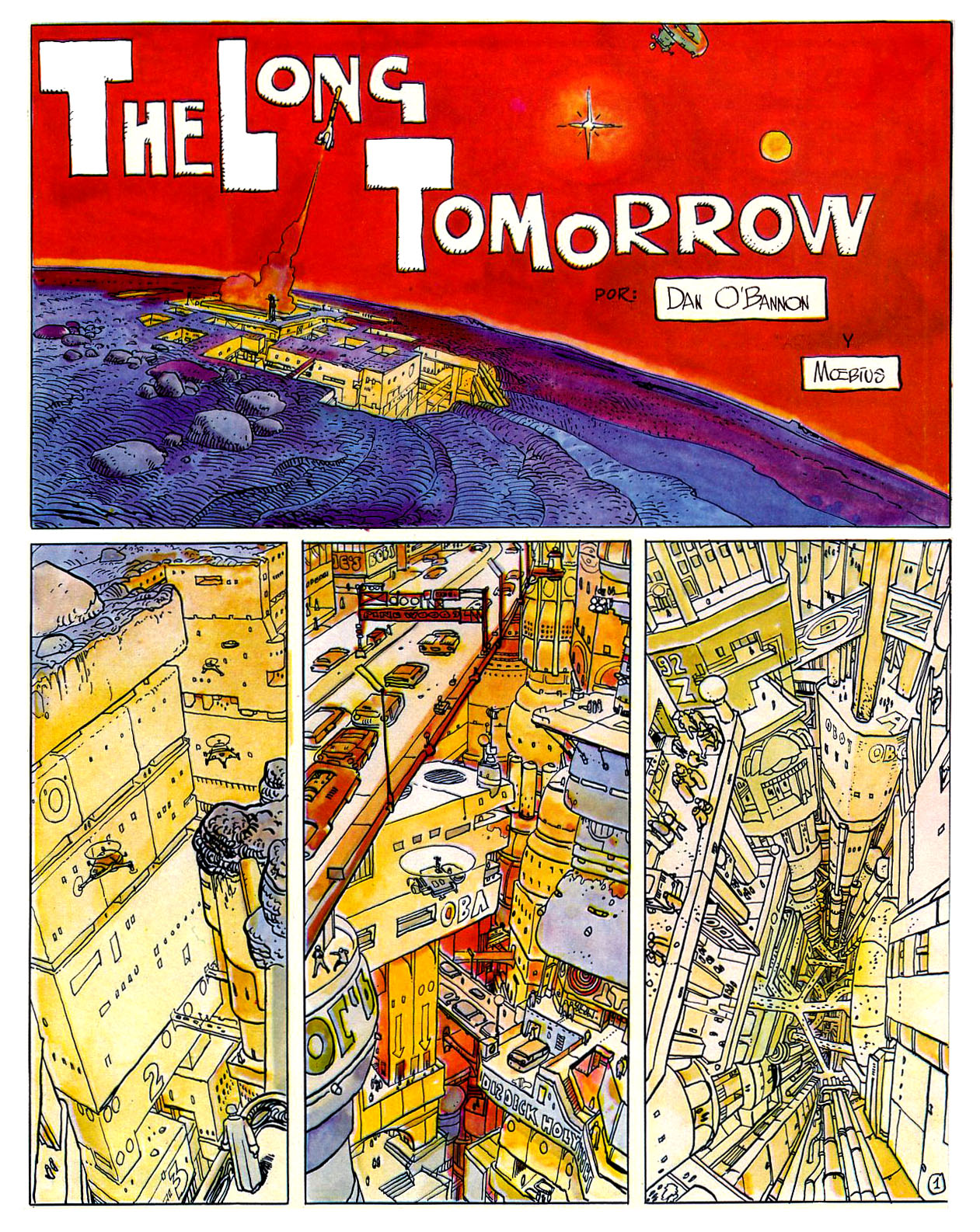 Las oscilaciones del espacio público. Transformaciones urbanas y sociales en el cómic (II) Ignacio Grávalos Fig4_moebius