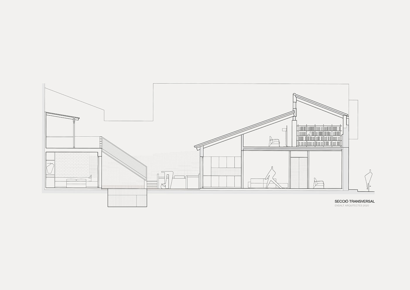 Casa dels Estels Endalt Arquitectes 3 Secció_-Casa-dels-Estels