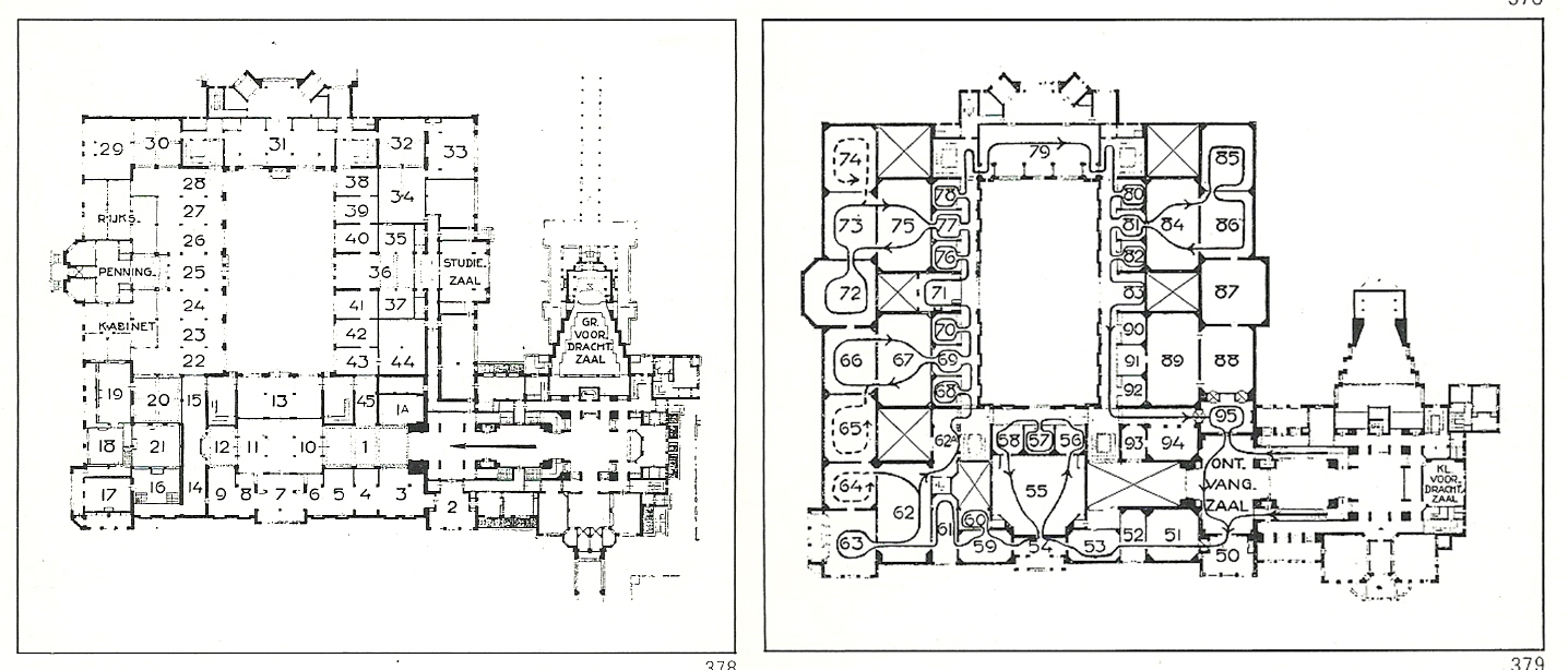 Museo Municipal (Geemente Museum) de La Haya. Segunda versión, 1928-35. Planta baja y primera