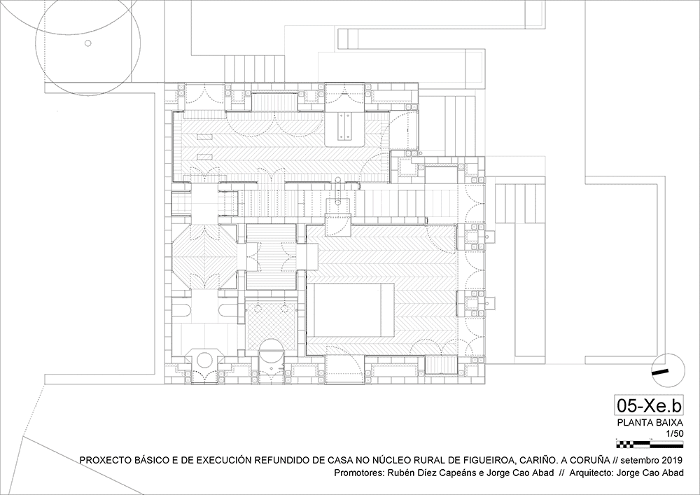 Tejas Verea y el COAG premian las cubiertas que respetan el entorno y revalorizan el patrimonio en sus premios de arquitectura Villa-Carolina-Planimetria