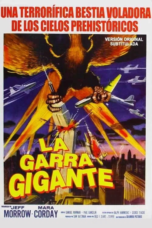 Colapso del Empire State Building Jorge Gorostiza Garras 1957 póster de película española