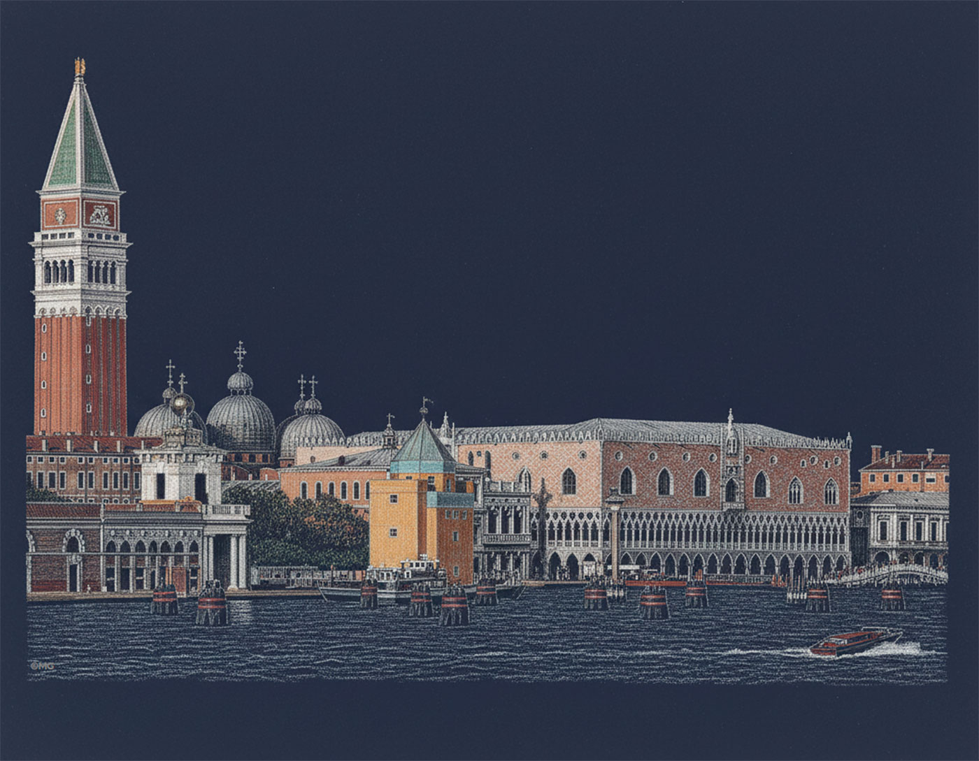 El Teatro del Mondo, proyectado por Aldo Rossi en 1979 con motivo de la Bienal de Venecia