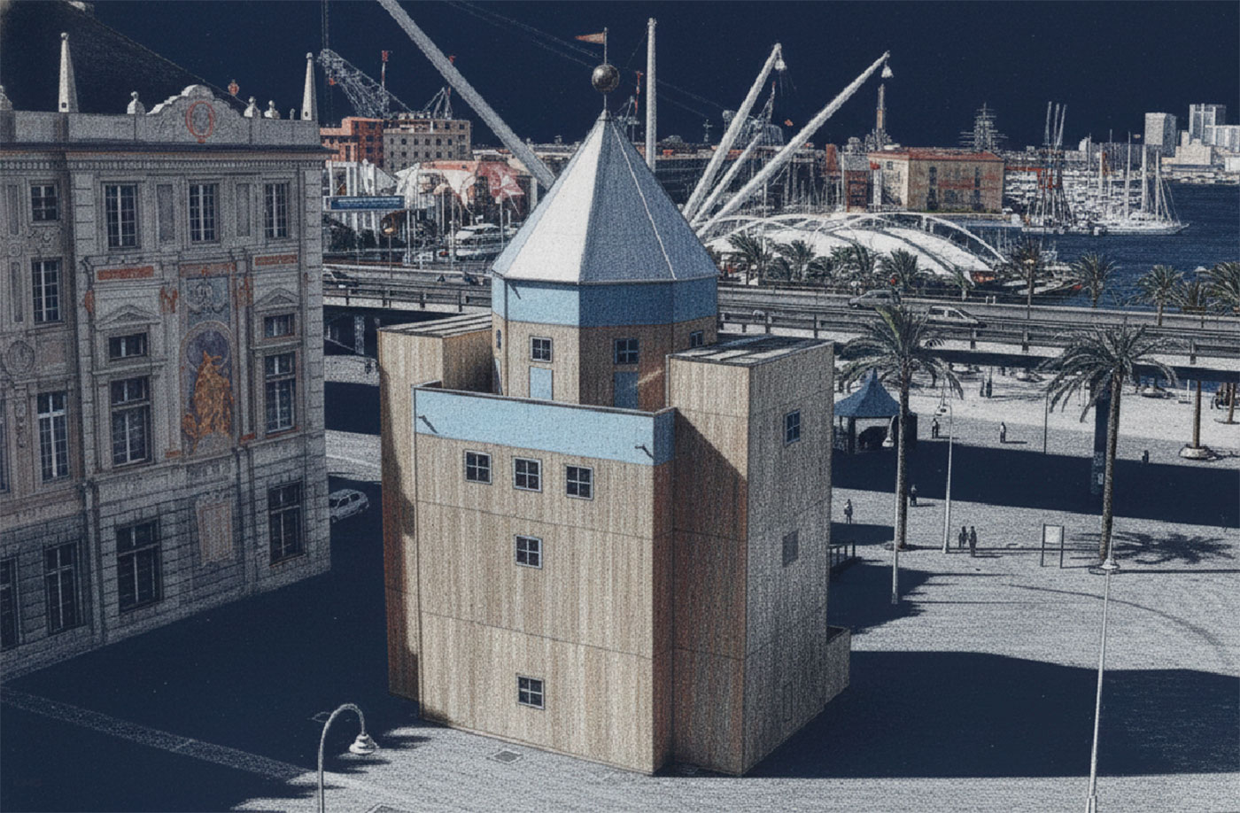 Navegar-la-memoria-colectia.-Teatro-del-Mondo-de-Aldo-Rossi--en-Genova