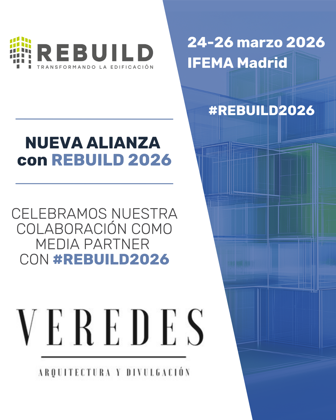 REBUILD 2026 analizará el avance del PERTE y las claves para acelerar la construcción de vivienda asequible en España