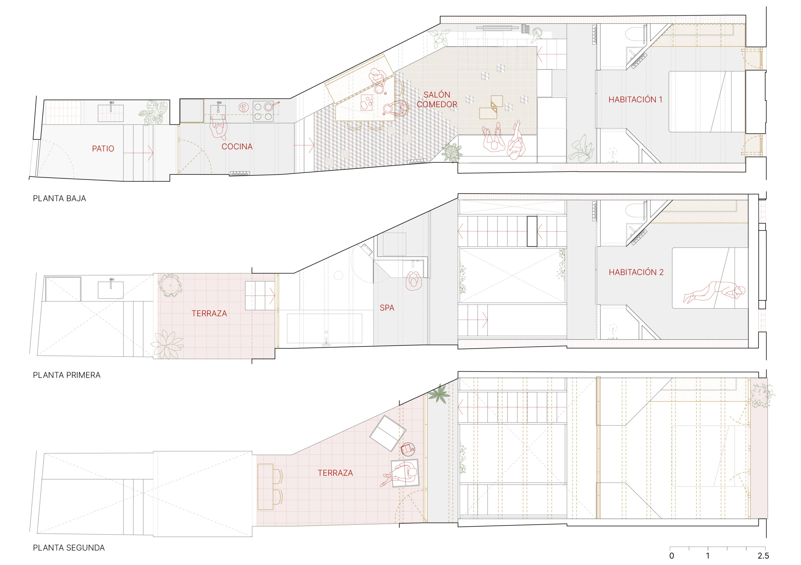 Casa Felipa Crux Arquitectos 01 PRA_ COMUNICACIÓN_PLANTAS