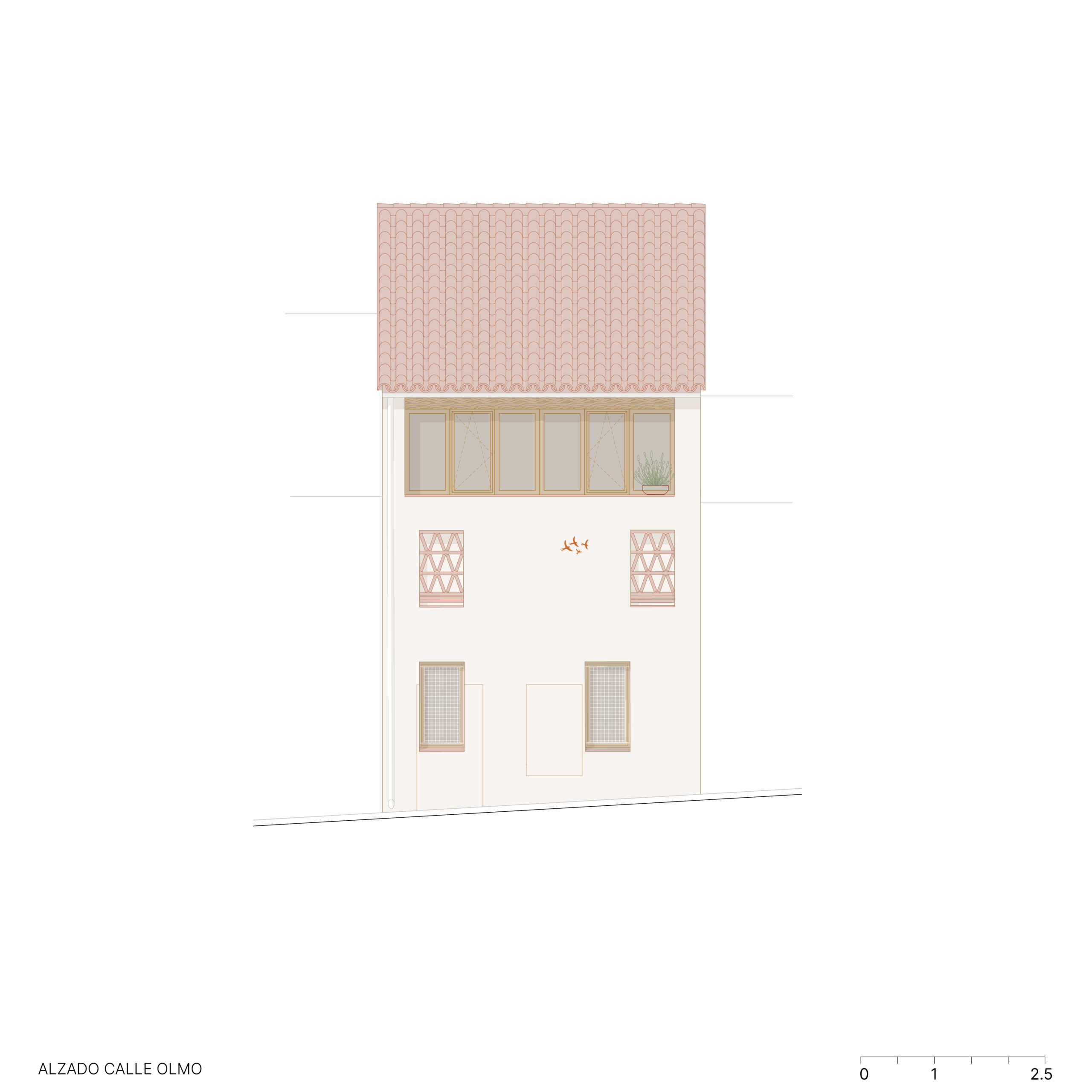 Casa Felipa Crux Arquitectos 03 PRA_ COMUNICACIÓN_ ALZADO