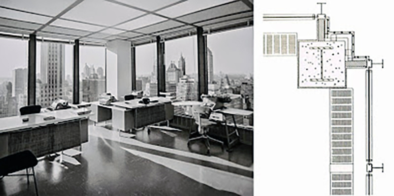 La simetría se resiste Miguel Ángel Díaz Camacho OficinaSeagram Buildind