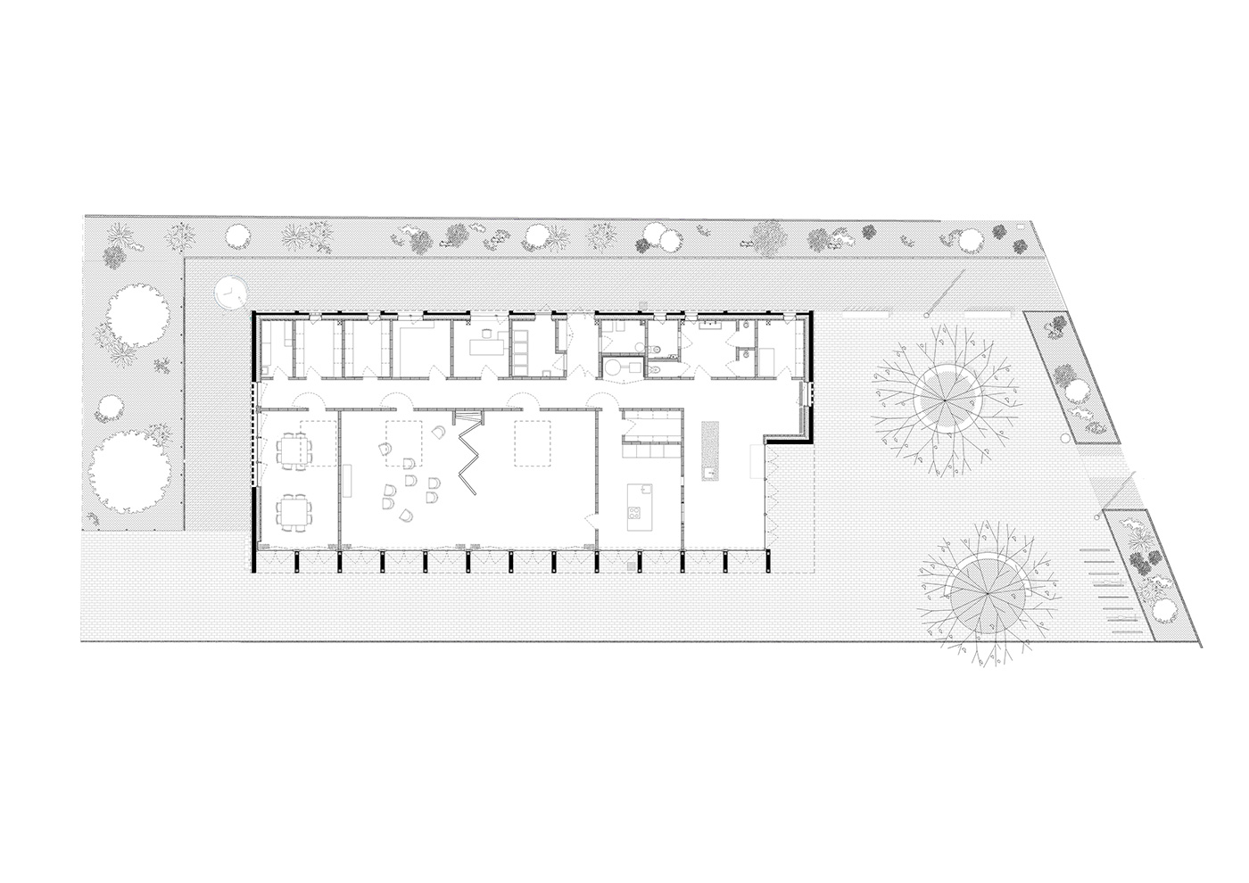 Centro Comunitario Rosa Parks SPL Marne au bois 2 Planta situación