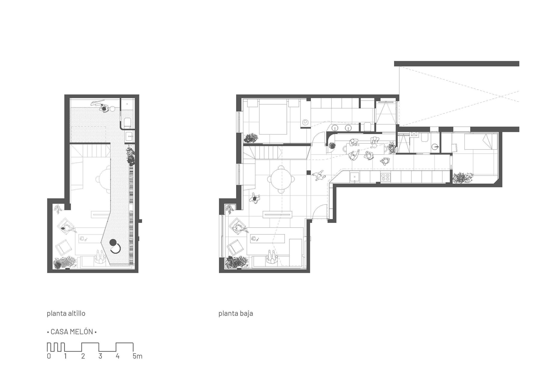 Casa Melón María Estrada - Dictinio de Castillo Planos