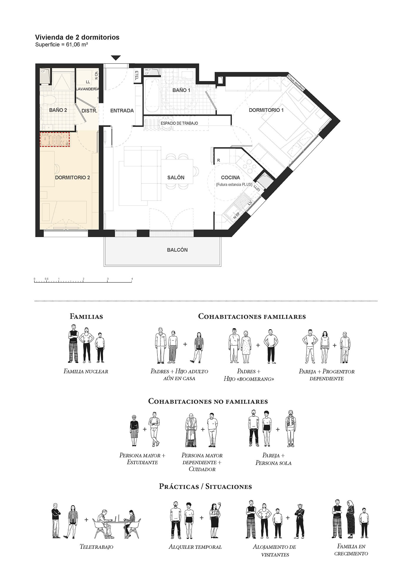 La crisis de vivienda es también una crisis de diseño Seis estrategias de diseño residencial que podrían reducir a la mitad la demanda de vivienda Beatriz Ramo 4