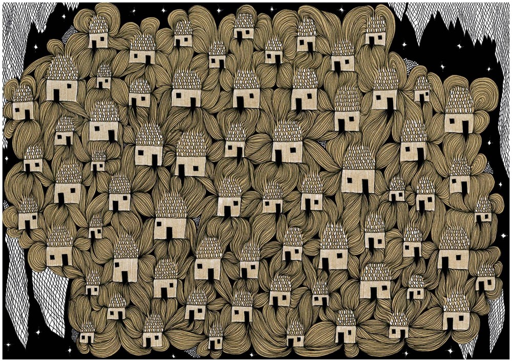Las ciudades inservibles José Ramón Hernández Correa Karina Puente Frantzen, arquitecta e ilustradora peruana, se ha propuesto ilustrar todas las ciudades invisibles. Esta es Zaira