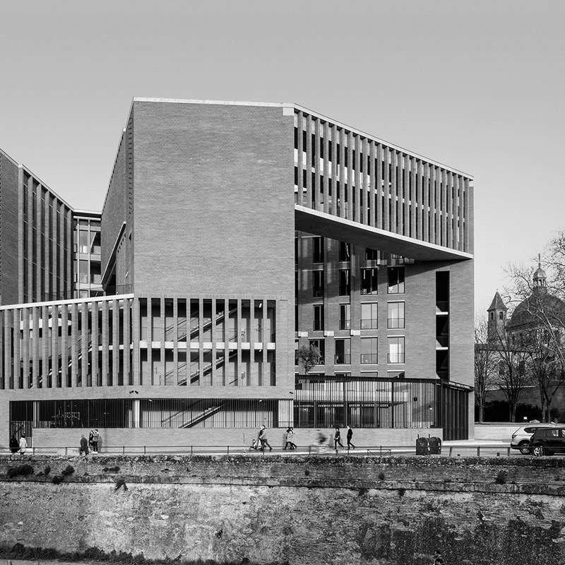 Grafton Architects, School of Economics at Toulouse University.  ©  Frédérique Félix-Faure.