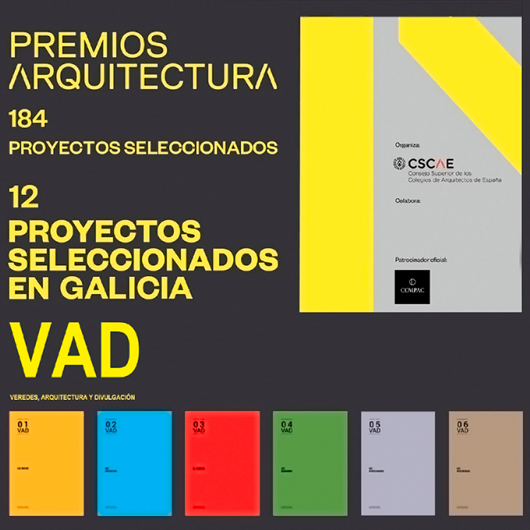 La revista científica VAD. veredes, arquitectura y divulgación pasa la primera selección de propuestas de los Premios ARQUITECTURA del CSCAE